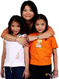 mother and children