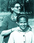 Sandra Laing with her mother