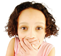 surprised girl