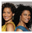 Wendi LEVY (left) and Kim ETHEREDGE (right), two "mixed chicks", created a product line because they needed it.