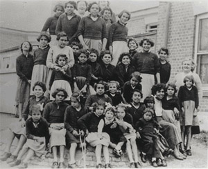 'Standing on our wishing well wishing for someone to come and take us home' (Photograph by kind permission of a former resident of Cootamundra Aboriginal Girls Training Home) 