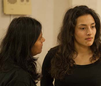 Bharti Patel as Nid and Zoe Nicole as Asha in Same Same - photo Conrad Blakemore