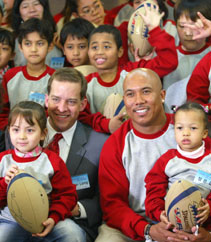 Hines Ward & mixed-race Korean children