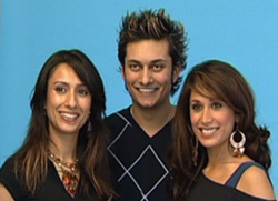 Anita Rani, Raghav and Preeya Kalidas