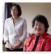 Sue Jardine (left) and Claire Martin, both adopted after being brought to Britain from Hong Kong in 1963. Photograph: Andy Hall for the Observer