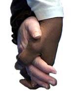 holding hands